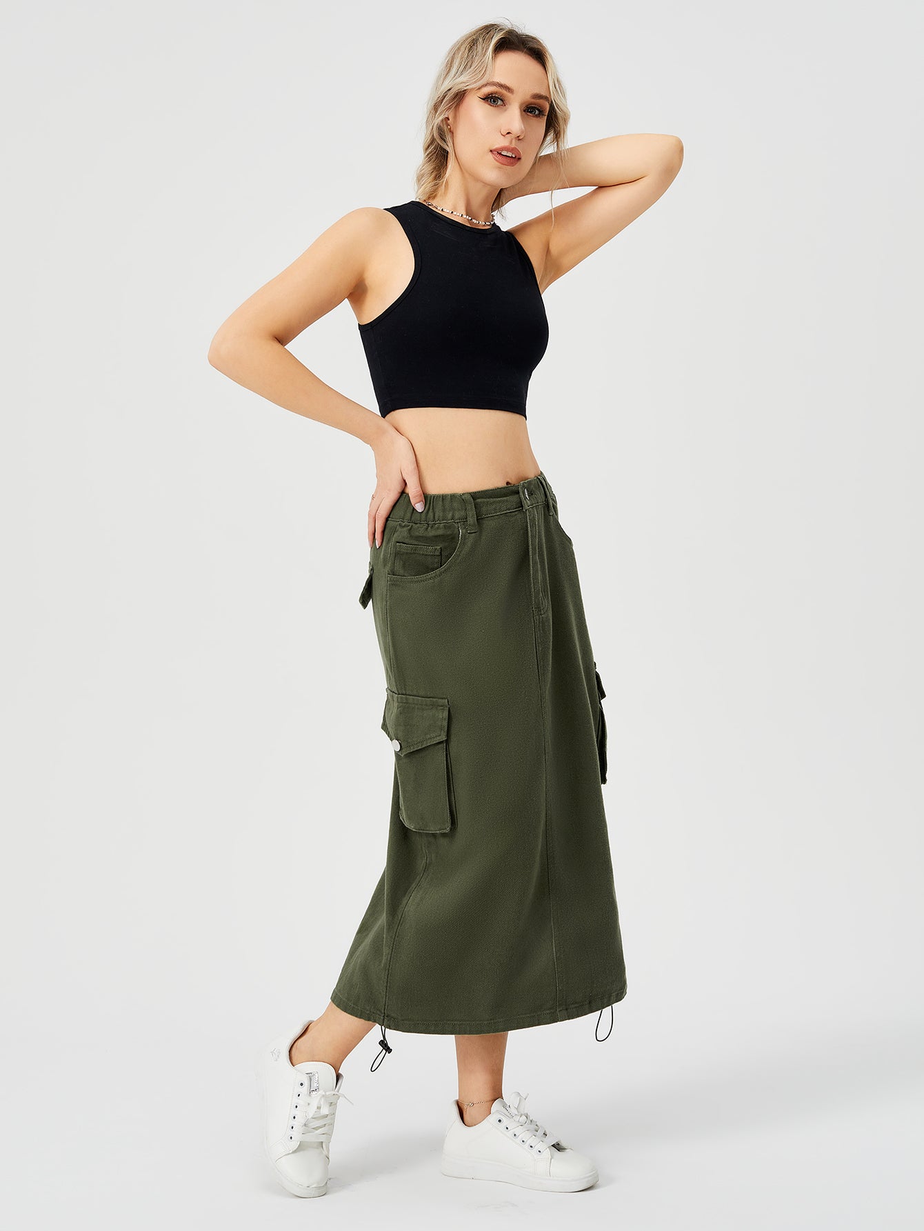 Casual Cargo Skirt