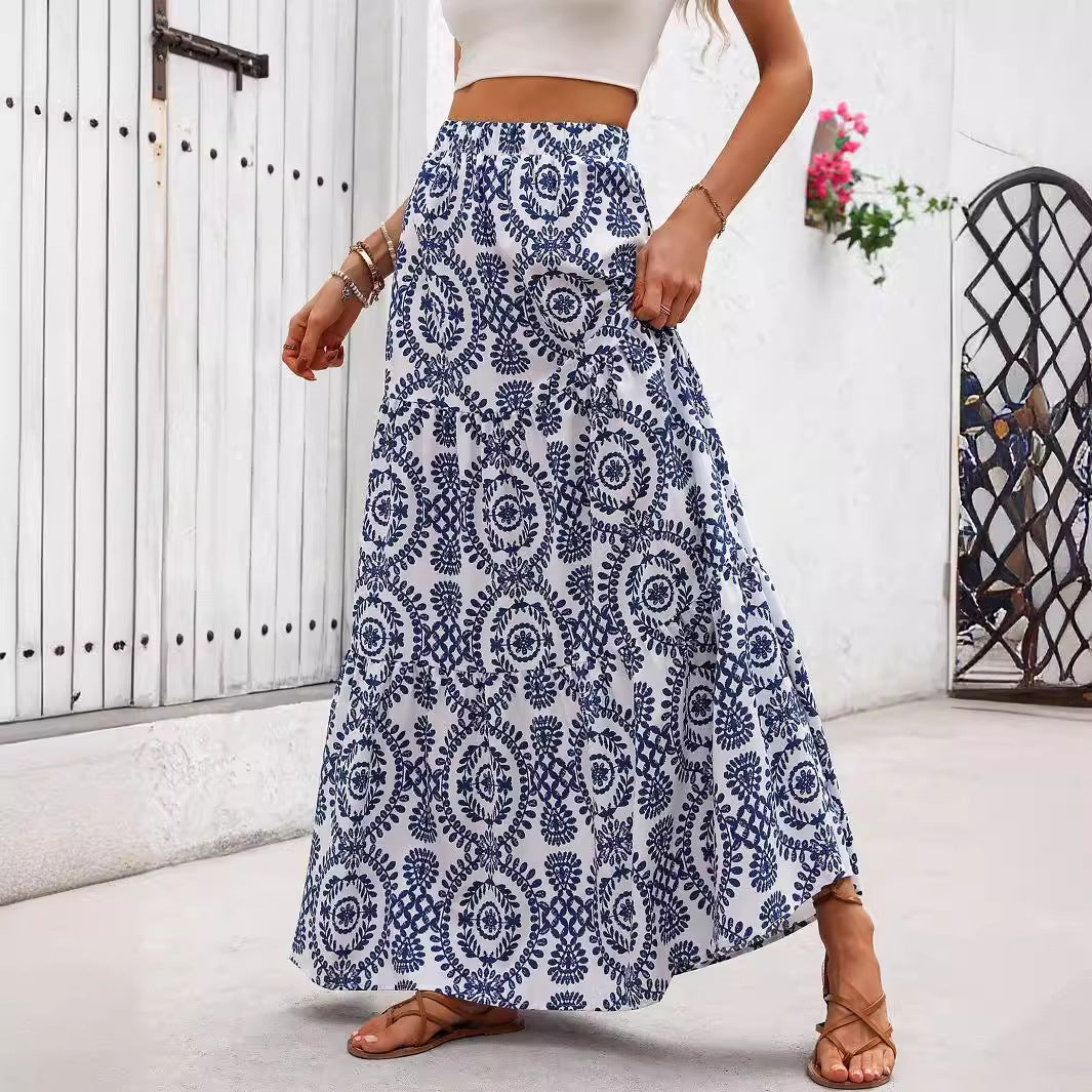 Casual swing skirt