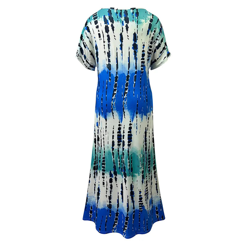 Summer Tie Dye Maxi Dress