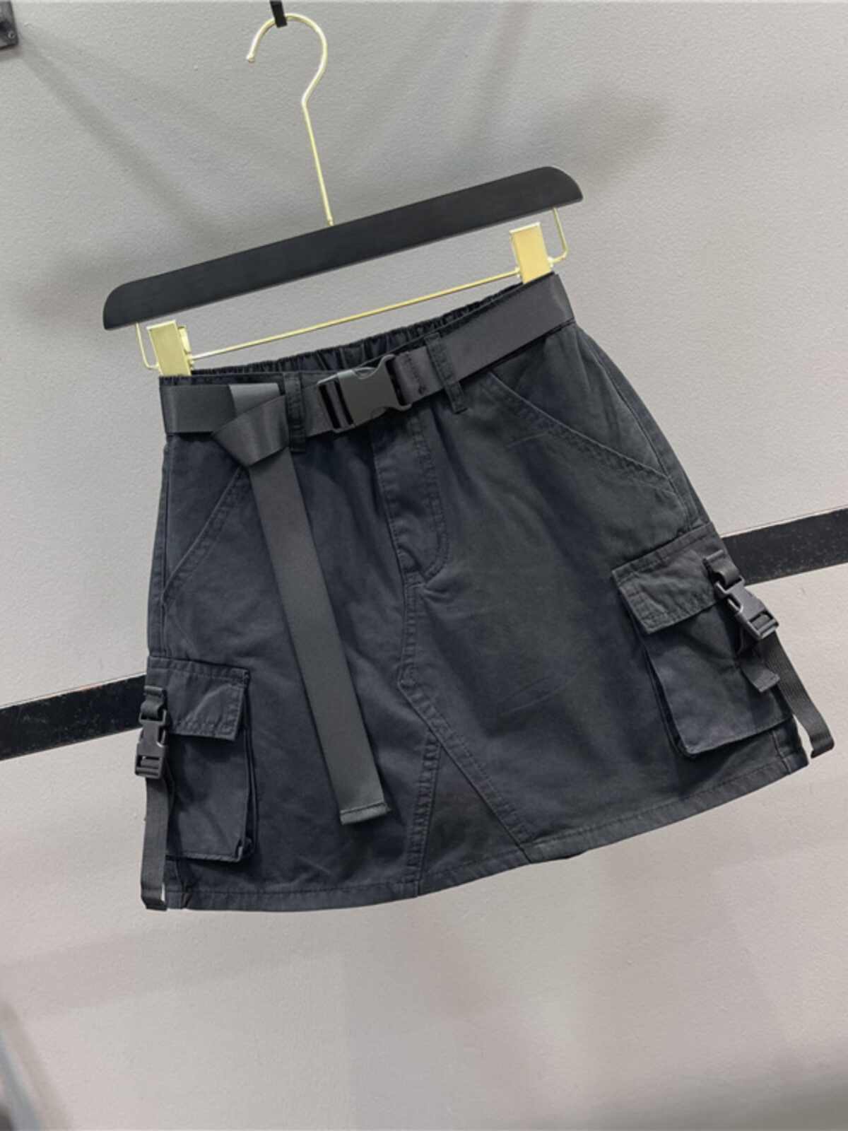New Casual Pocket Bodycon Mini Skirt