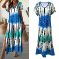 Summer Tie Dye Maxi Dress