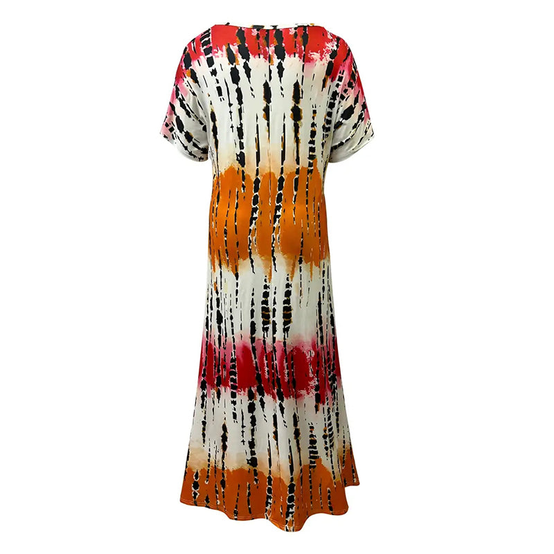 Summer Tie Dye Maxi Dress