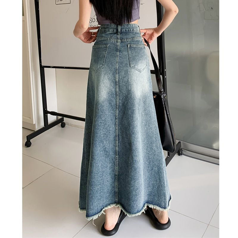 Denim skirt