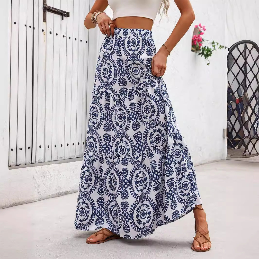 Casual swing skirt