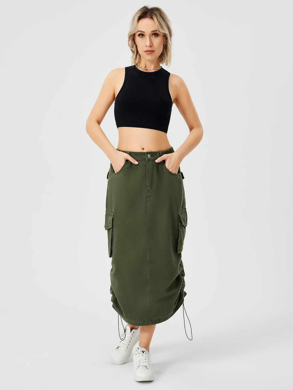 Casual Cargo Skirt
