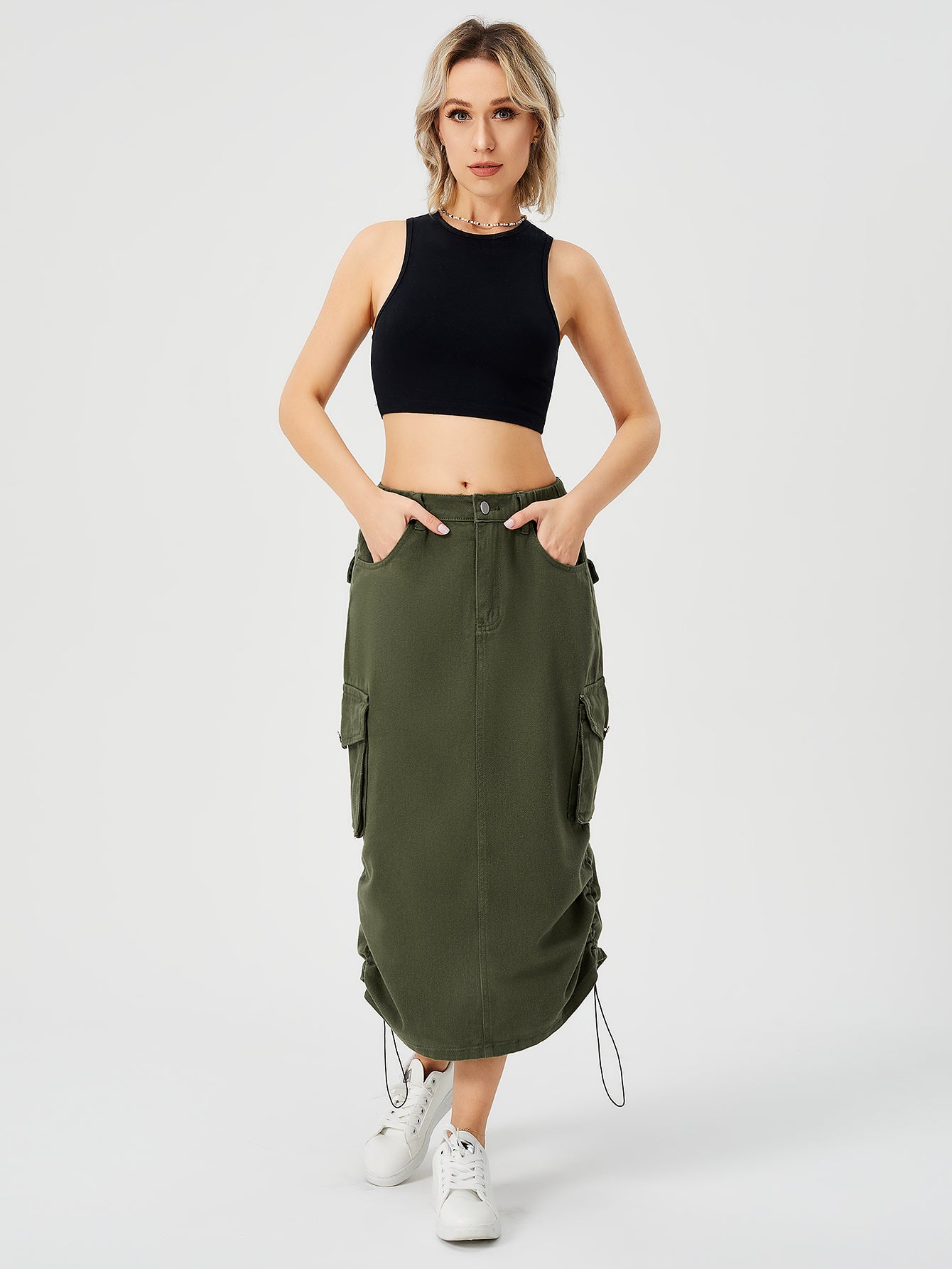 Casual Cargo Skirt