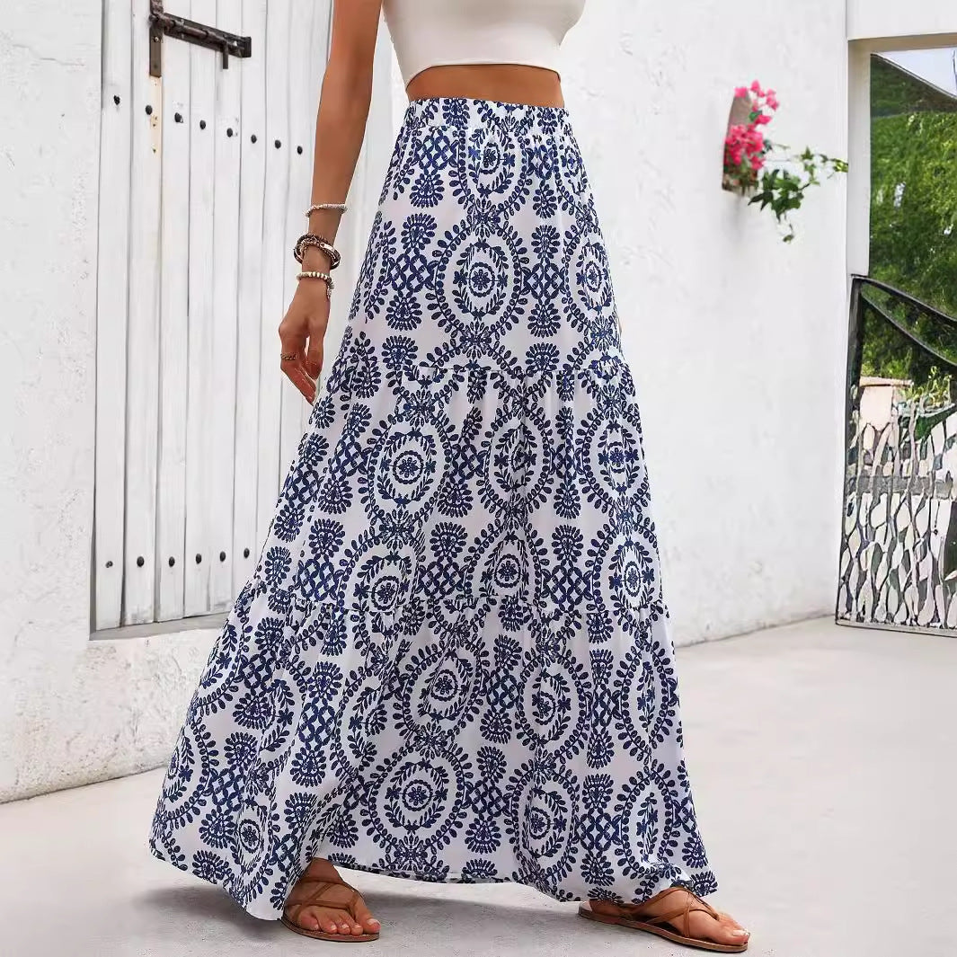 Casual swing skirt