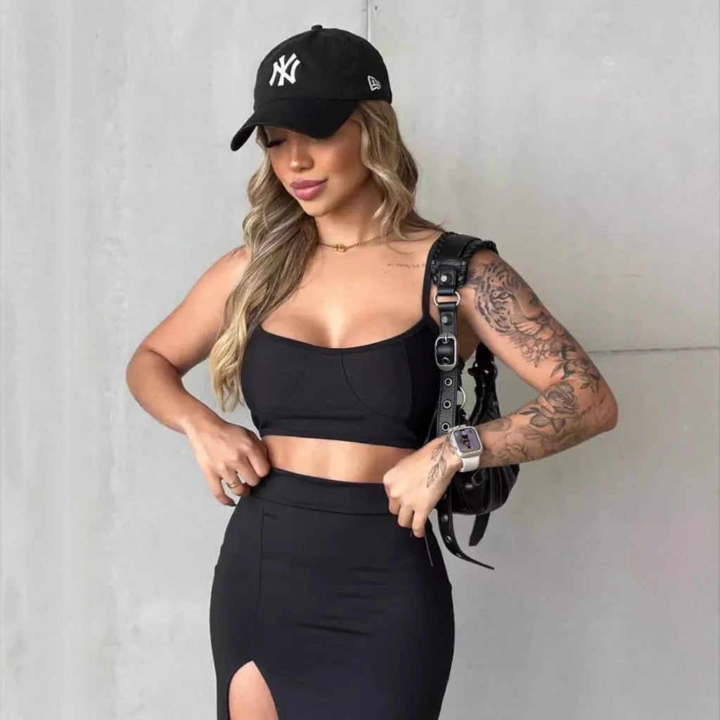Slit skirt