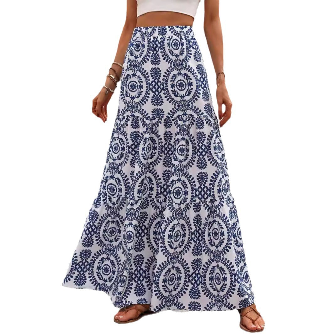 Casual swing skirt