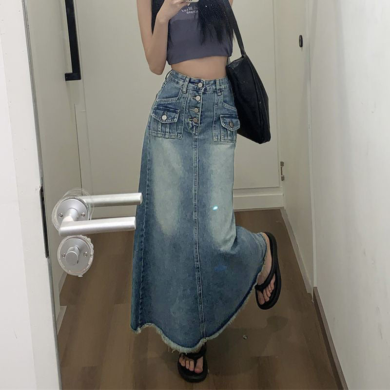 Denim skirt